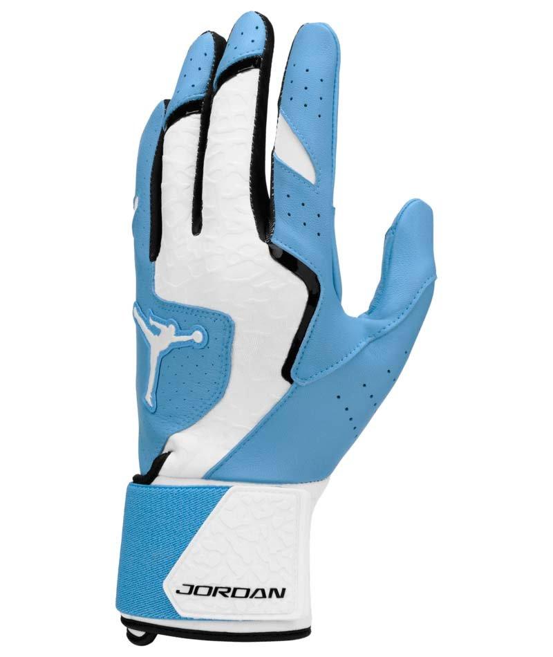 Jordan Legend Long-Cuff Batting Gloves - Carolina Blue/White - CAROLINA BLUE/WHITE